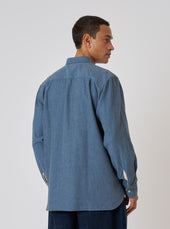 Brushed Marl Twill Square Pocket Shirt