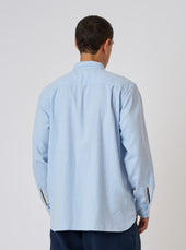 Light Brushed Marl Twill Square Pocket Shirt