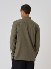 Brushed Marl Twill Square Pocket Shirt
