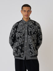 Flower Fleece Cardigan