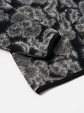 Flower Fleece Cardigan