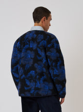 Flower Fleece Zip Liner Jacket