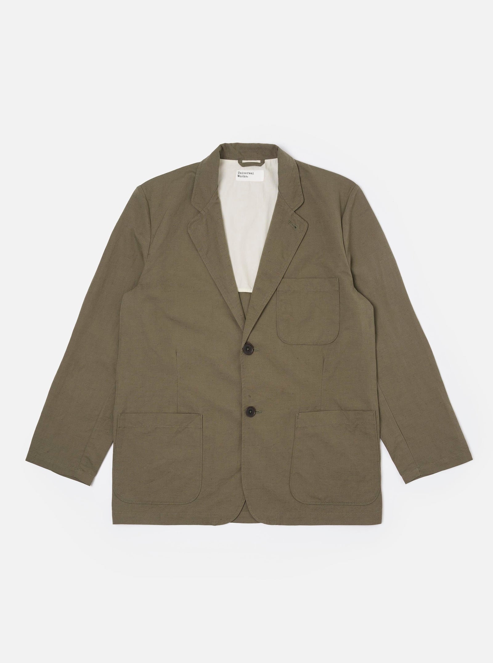 Linen Slub Weave Two Button Jacket
