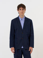 Linen Slub Weave Two Button Jacket