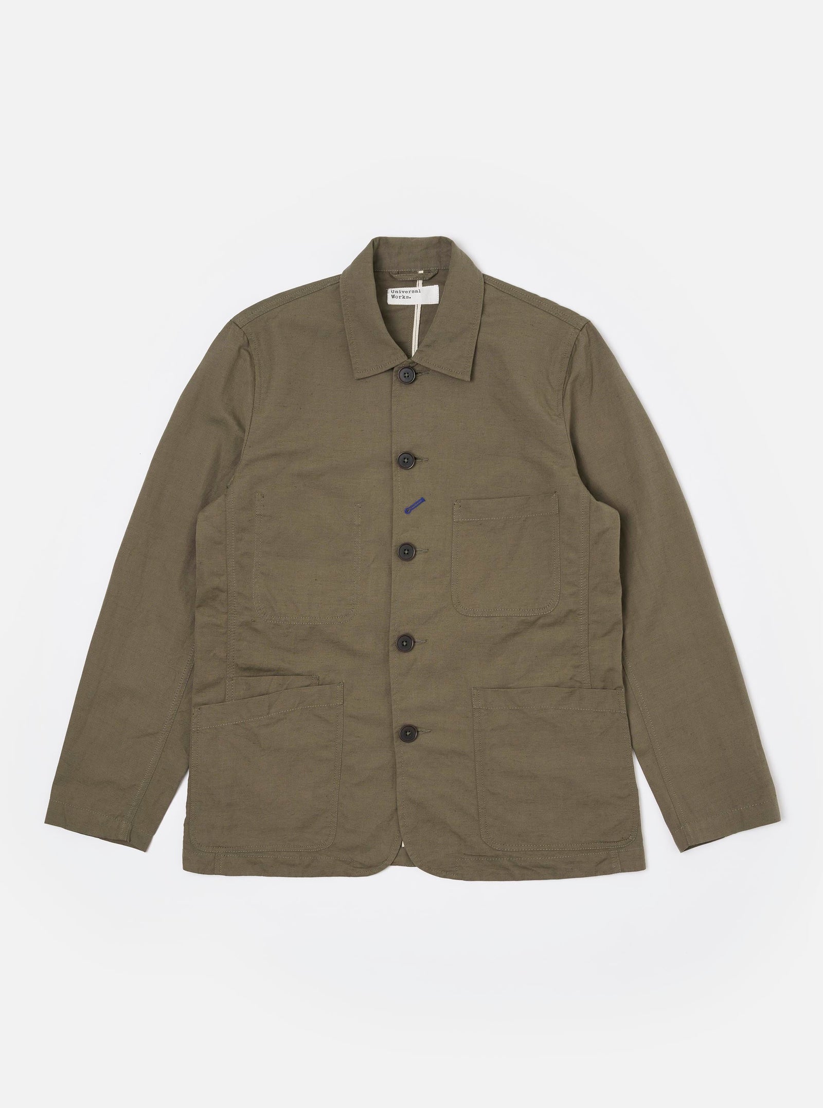 Linen Slub Weave Bakers Jacket