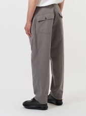 Mid Grey Linen Slub Weave Dizzy Trouser