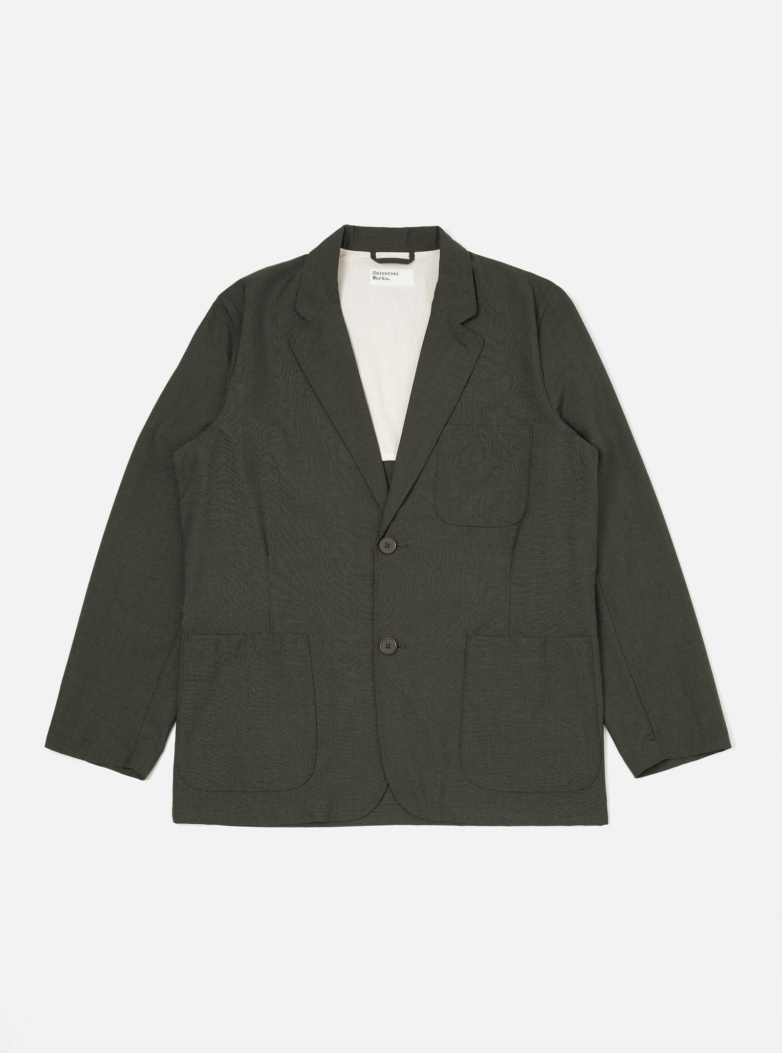 Marl Tropical Suiting Two Button Jacket