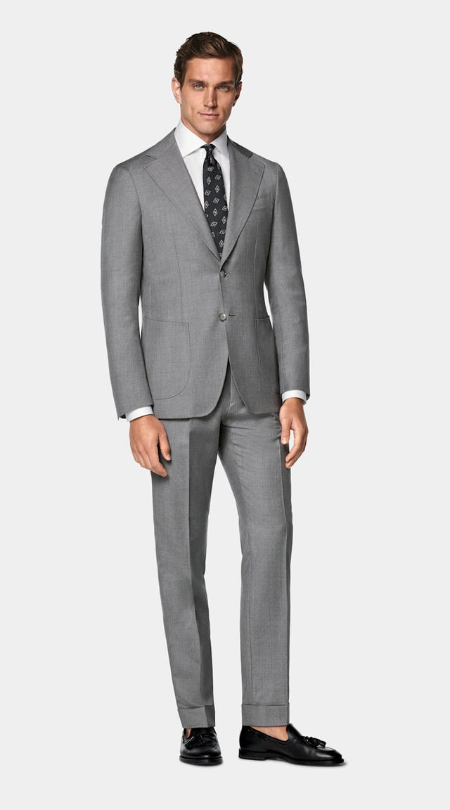 Mid Grey Perennial Tailored Fit Havana Suit