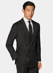 Striped Tailored Fit Havana Suit