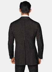 Striped Tailored Fit Havana Suit