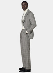 Checked Relaxed Fit Roma Suit