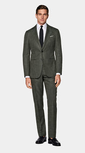 Dark Green Tailored Fit Havana Suit