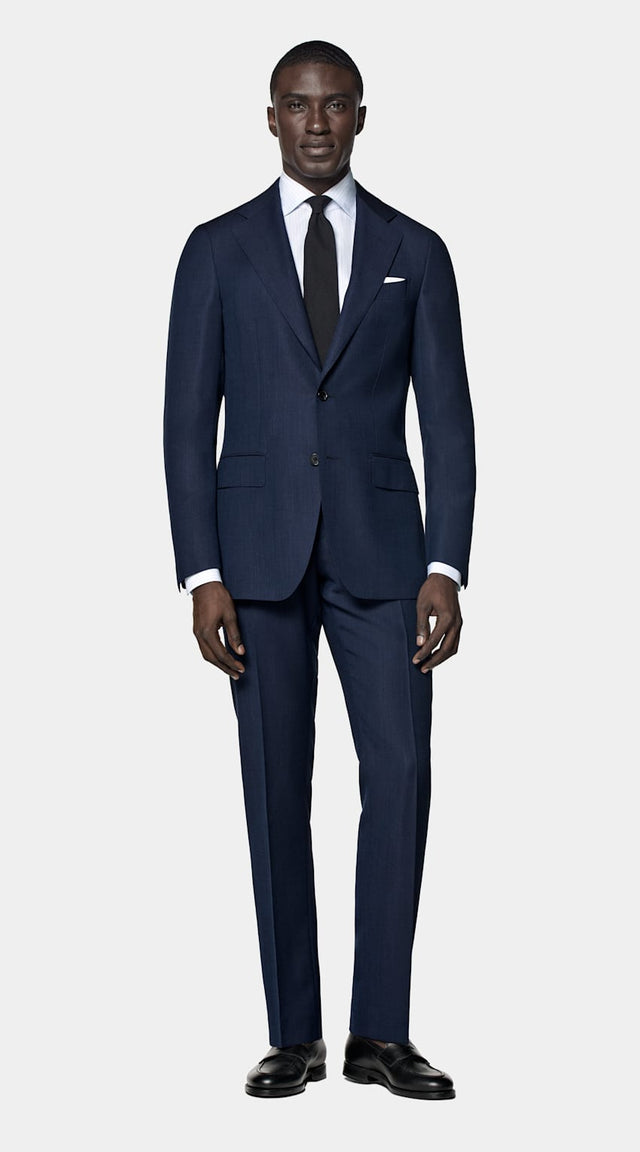 Navy Perennial Tailored Fit Havana Suit