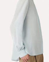 Camicia Azzurro Chiaro In Seta