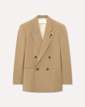 Blazer doppiopetto beige