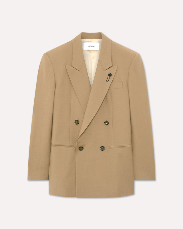 Blazer doppiopetto beige