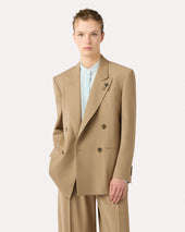 Blazer Doppiopetto Beige