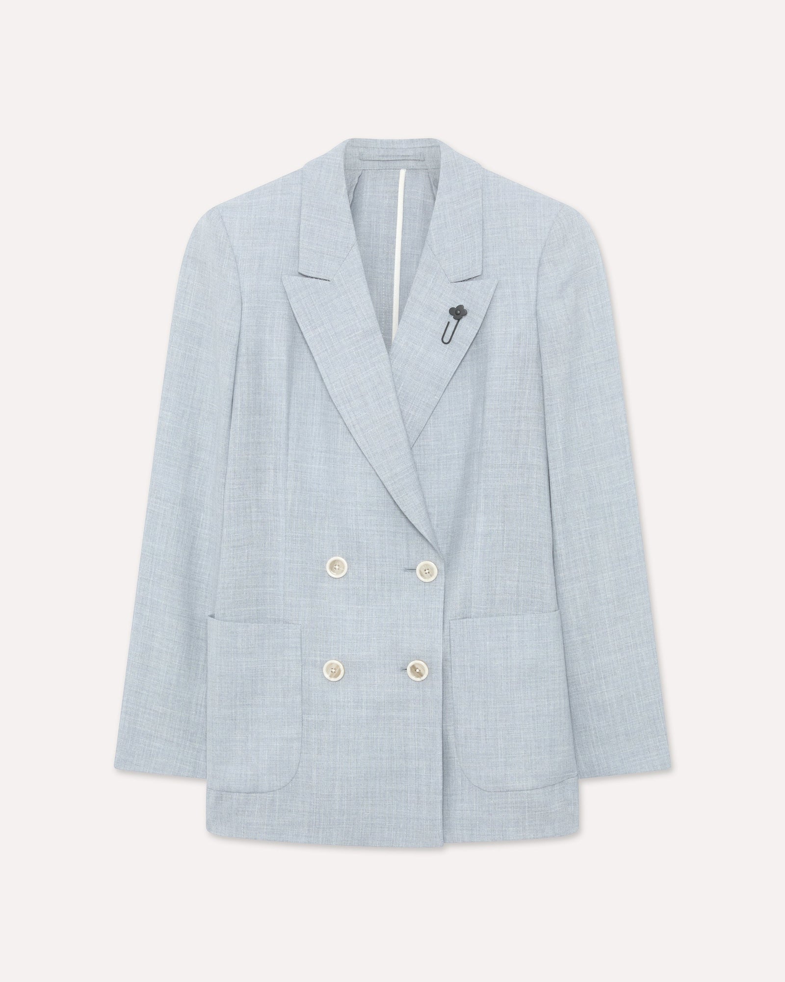 Blazer Doppiopetto Azzurro Chiaro