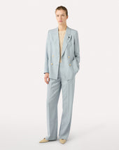 Blazer Doppiopetto Azzurro Chiaro