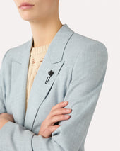 Blazer Doppiopetto Azzurro Chiaro