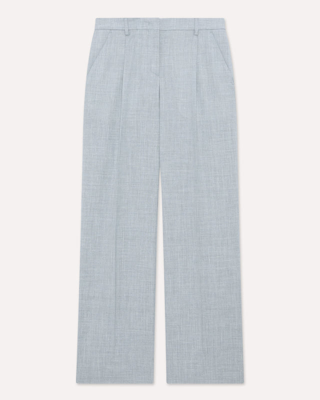 Pantalone azzurro chiaro in twill