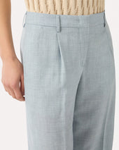 Pantalone Azzurro Chiaro In Twill