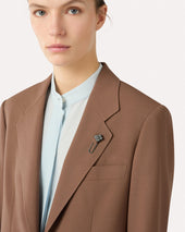 Blazer Monopetto Marrone