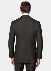 Herringbone Tailored Fit Milano Suit