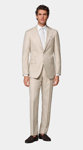 Sand Tailored Fit Havana Suit
