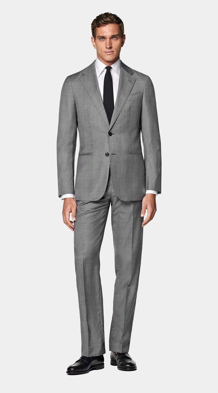 Checked Tailored Fit Havana Suit