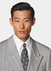 Herringbone Tailored Fit Milano Suit