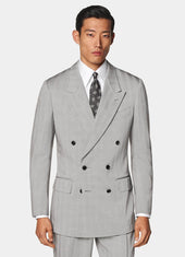 Herringbone Tailored Fit Milano Suit