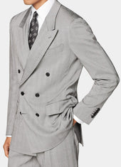 Herringbone Tailored Fit Milano Suit