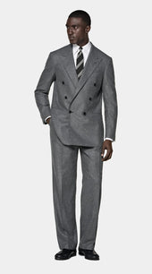 Mid Grey Relaxed Fit Roma Suit