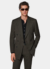 Striped Tailored Fit Milano Suit