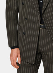 Striped Tailored Fit Milano Suit