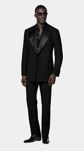 Black Tailored Fit Milano Tuxedo