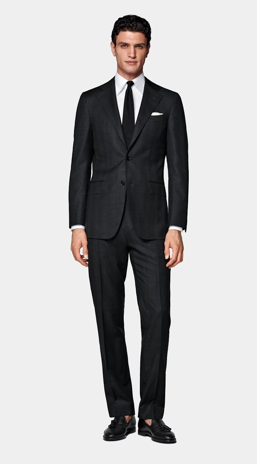 Checked Tailored Fit Havana Suit