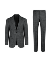 Houndstooth Perennial Tailored Fit Havana Suit
