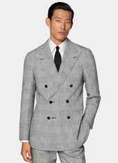 Checked Tailored Fit Havana Suit