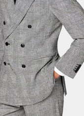 Checked Tailored Fit Havana Suit