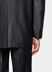 Herringbone Relaxed Fit Brera Suit