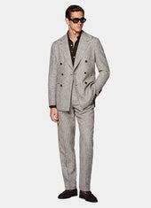 Checked Tailored Fit Havana Suit