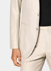 Herringbone Tailored Fit Havana Suit