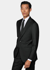 Striped Tailored Fit Havana Suit