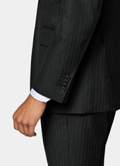 Striped Tailored Fit Havana Suit