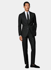 Striped Tailored Fit Havana Suit
