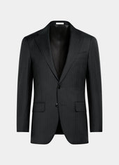 Striped Tailored Fit Havana Suit