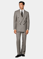 Checked Relaxed Fit Roma Suit