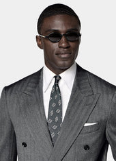 Herringbone Relaxed Fit Roma Suit